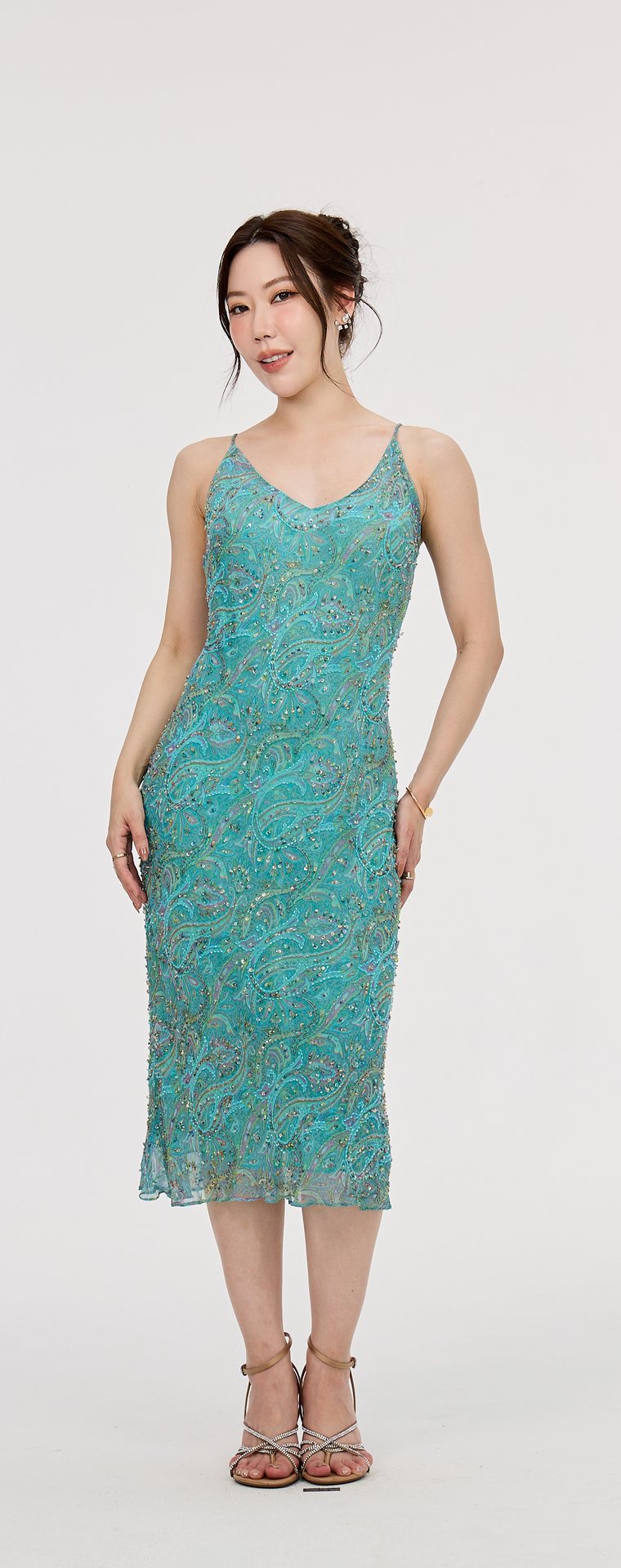 Georgiou Blue & Navy Evening Gown B22